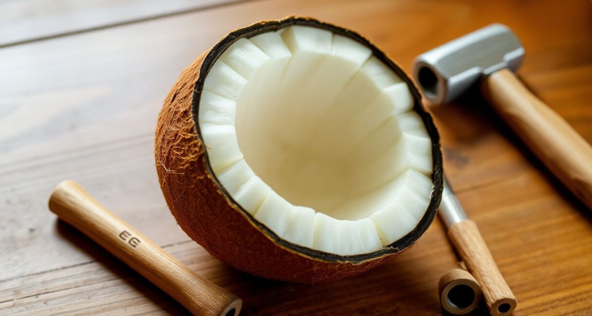 Comment ouvrir une noix de coco ?